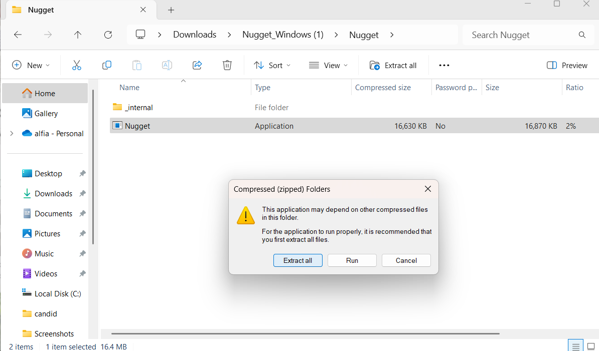 Extract All Nugget File