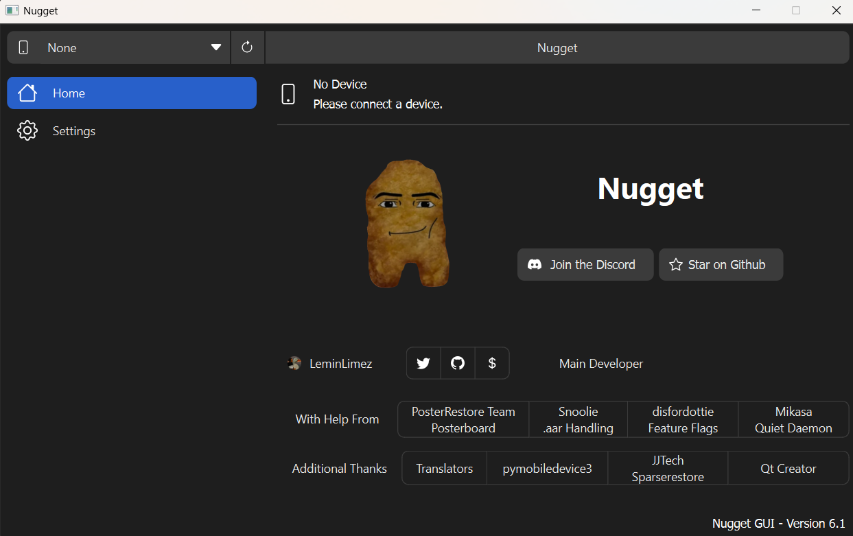 Nugget Interface