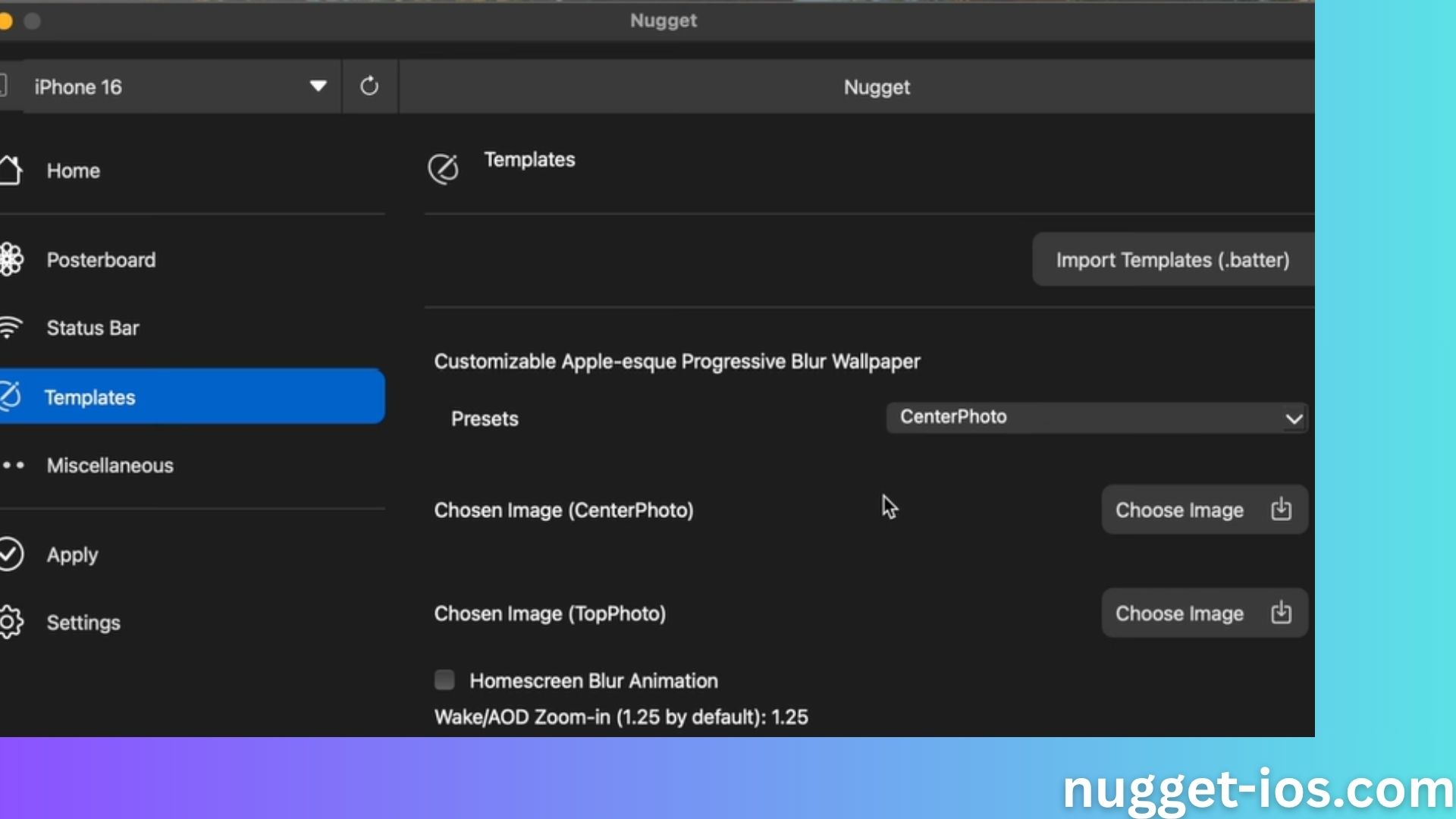 Nugget iOS Templates