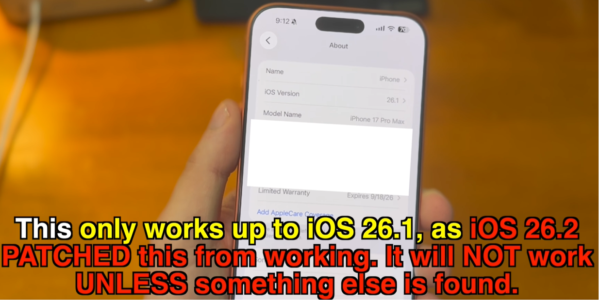 iOS compatibility check
