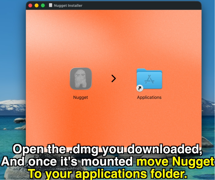 Install Nugget Client into Applications Folder
