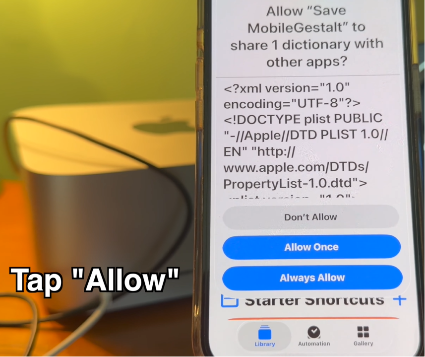 Grant save location file system access