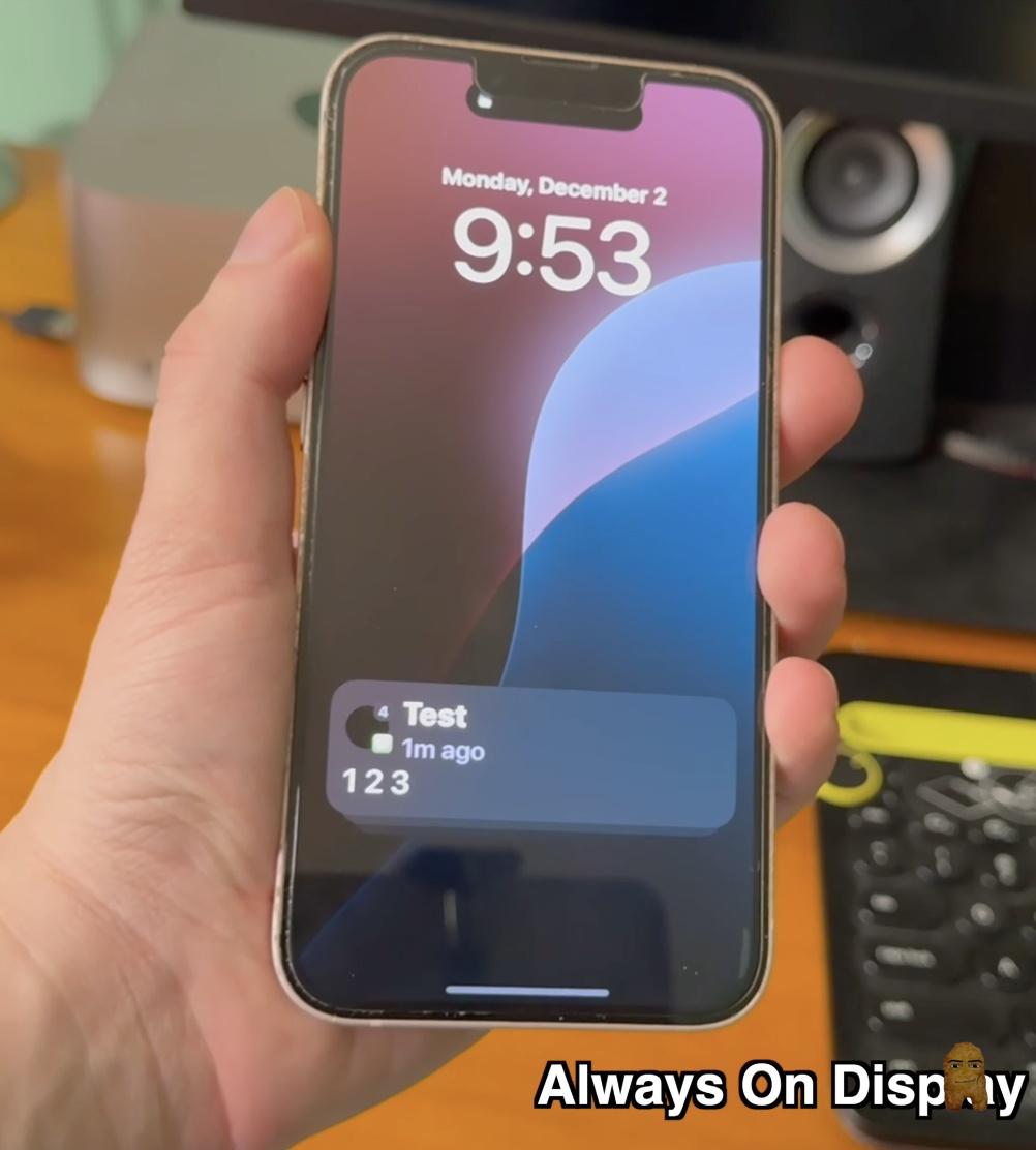 iPhone Always On Display preview