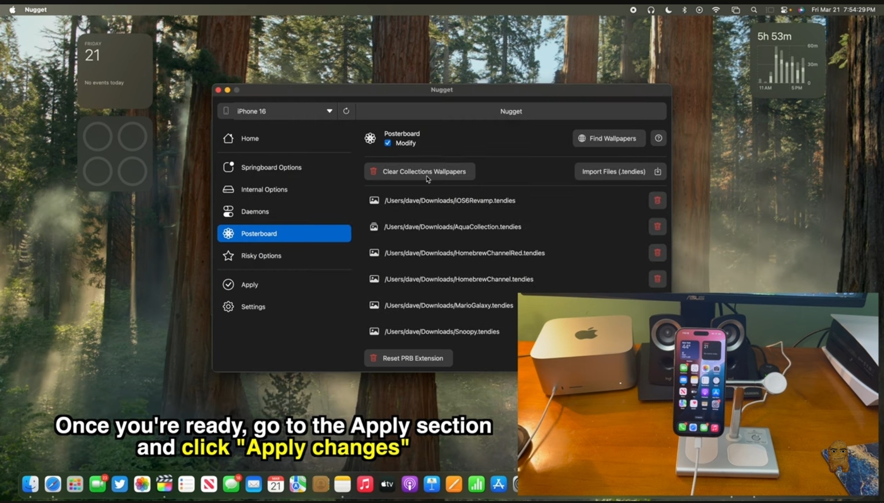 Click Apply Changes button to finish