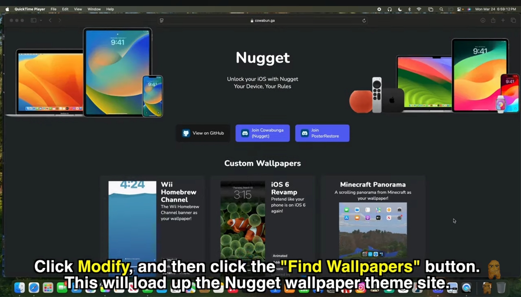 Click Find Wallpapers button