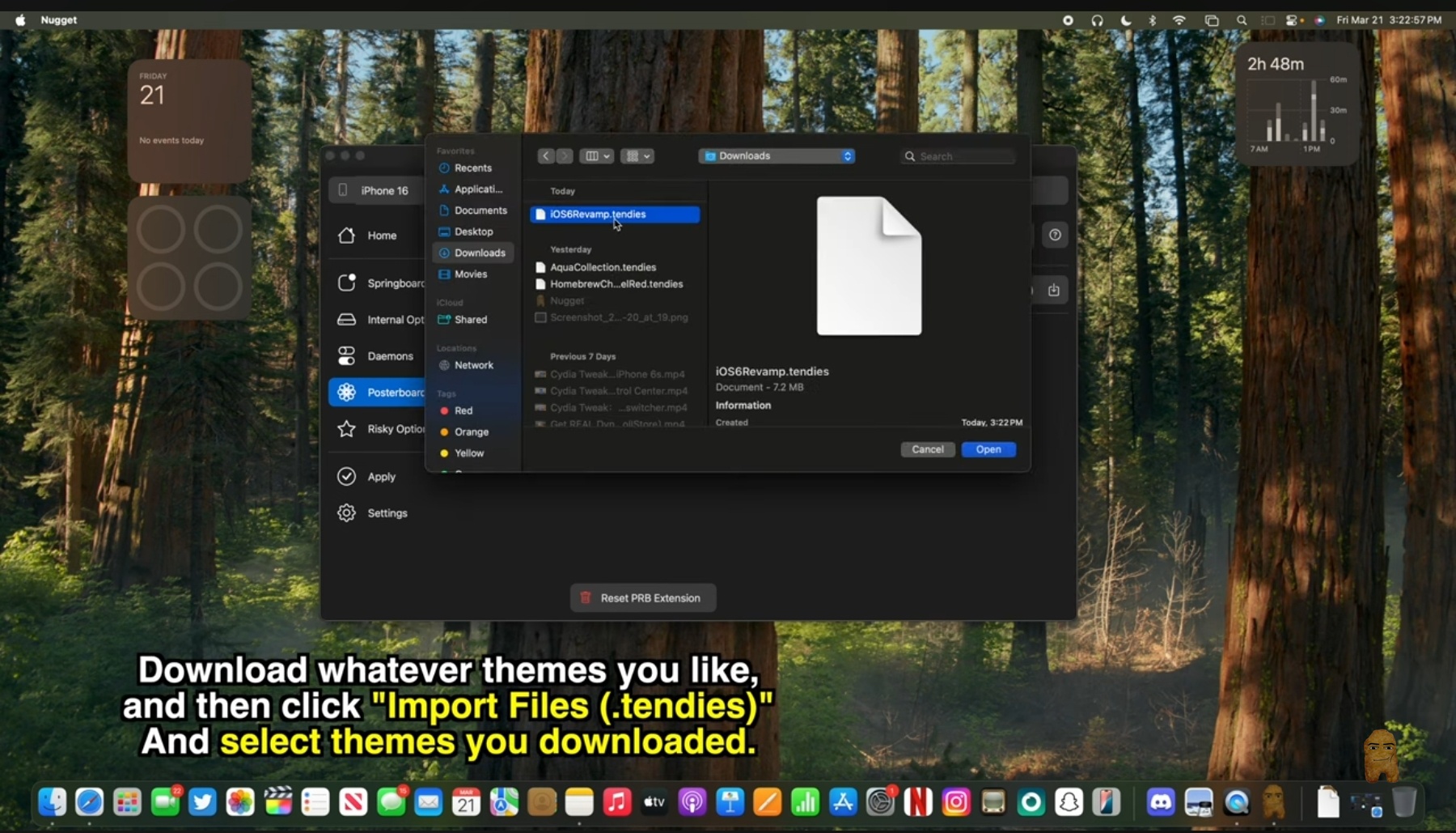 Click Import Files button